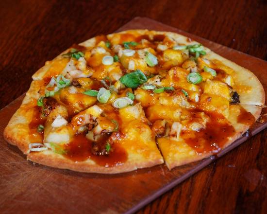 Order BBQ CHICKEN & PINAPPLE FLATBREAD. food online from Tap House Grill store, Lemont on bringmethat.com