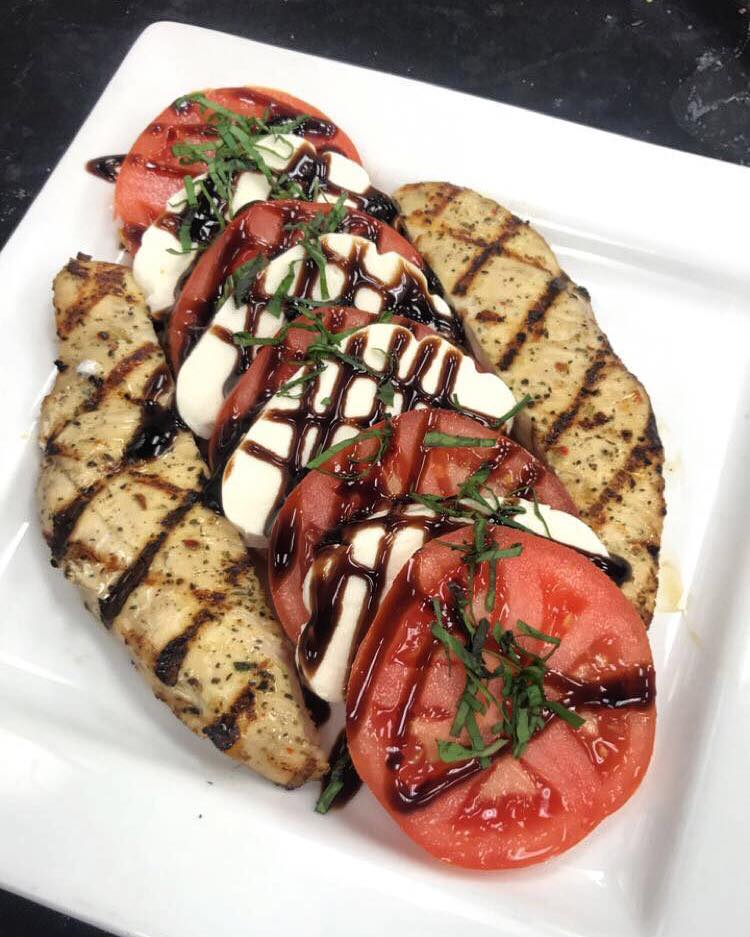 Order Caprese Salad food online from Saloon 151 store, West Chester on bringmethat.com