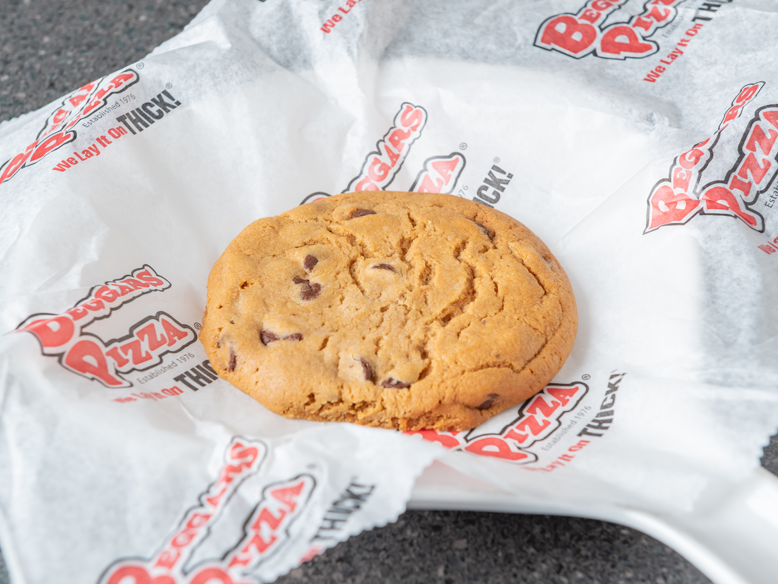 Order Individual Chocolate Chip Cookie food online from Beggars Pizza store, Bolingbrook on bringmethat.com