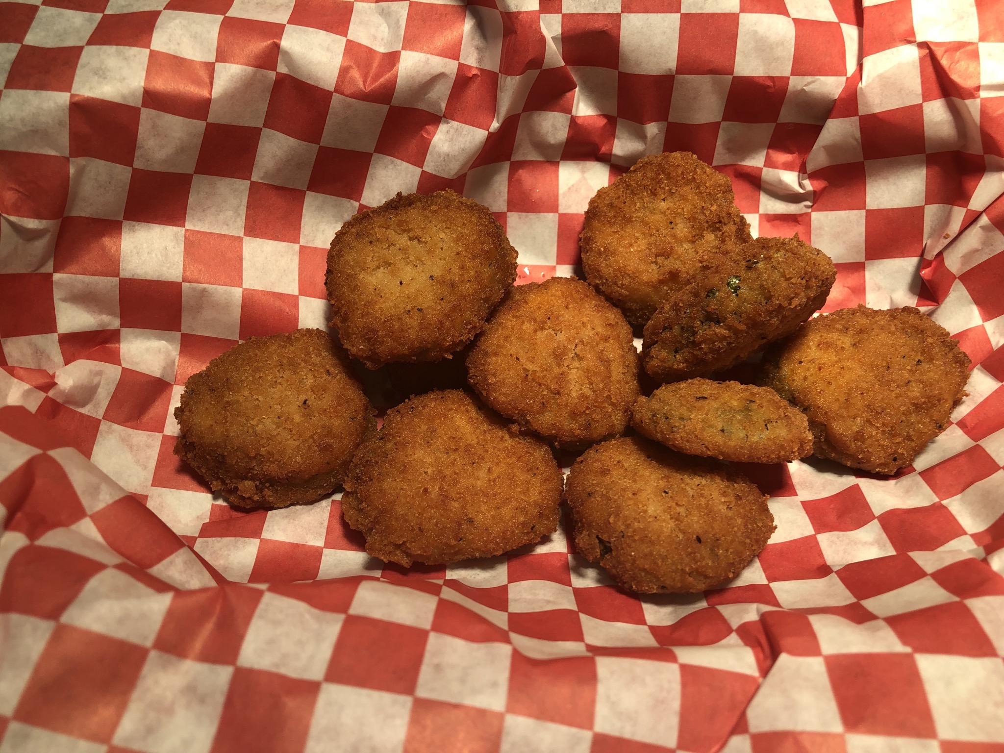 Order Spicy Fried Pickles food online from Big Tony's West Philly Cheesesteaks store, Dallas on bringmethat.com