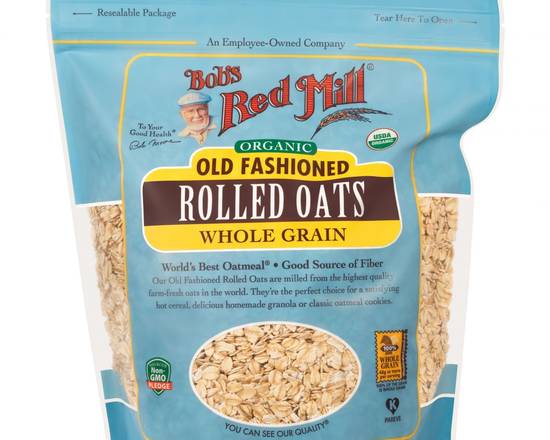 Order Bob's Red Mill Organic Old Fashioned Oats Whole Grain food online from Bel Clift Market store, SF on bringmethat.com