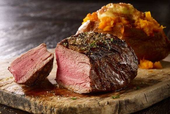 Order Filet Mignon food online from Montana Mike Steakhouse store, El Reno on bringmethat.com