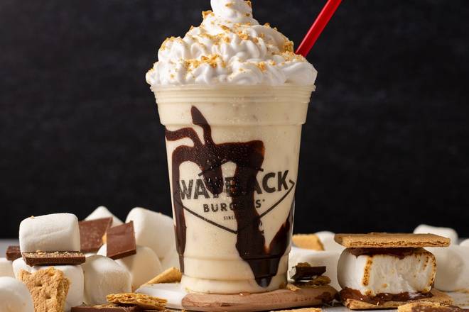 Order S'mores Shake food online from Wayback Burgers store, Milford on bringmethat.com