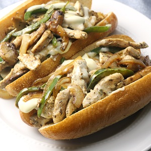 Order Chicken Cheesesteak  (8 Inch) food online from Mid-East Cafe And Restaurant Llc store, Akron on bringmethat.com