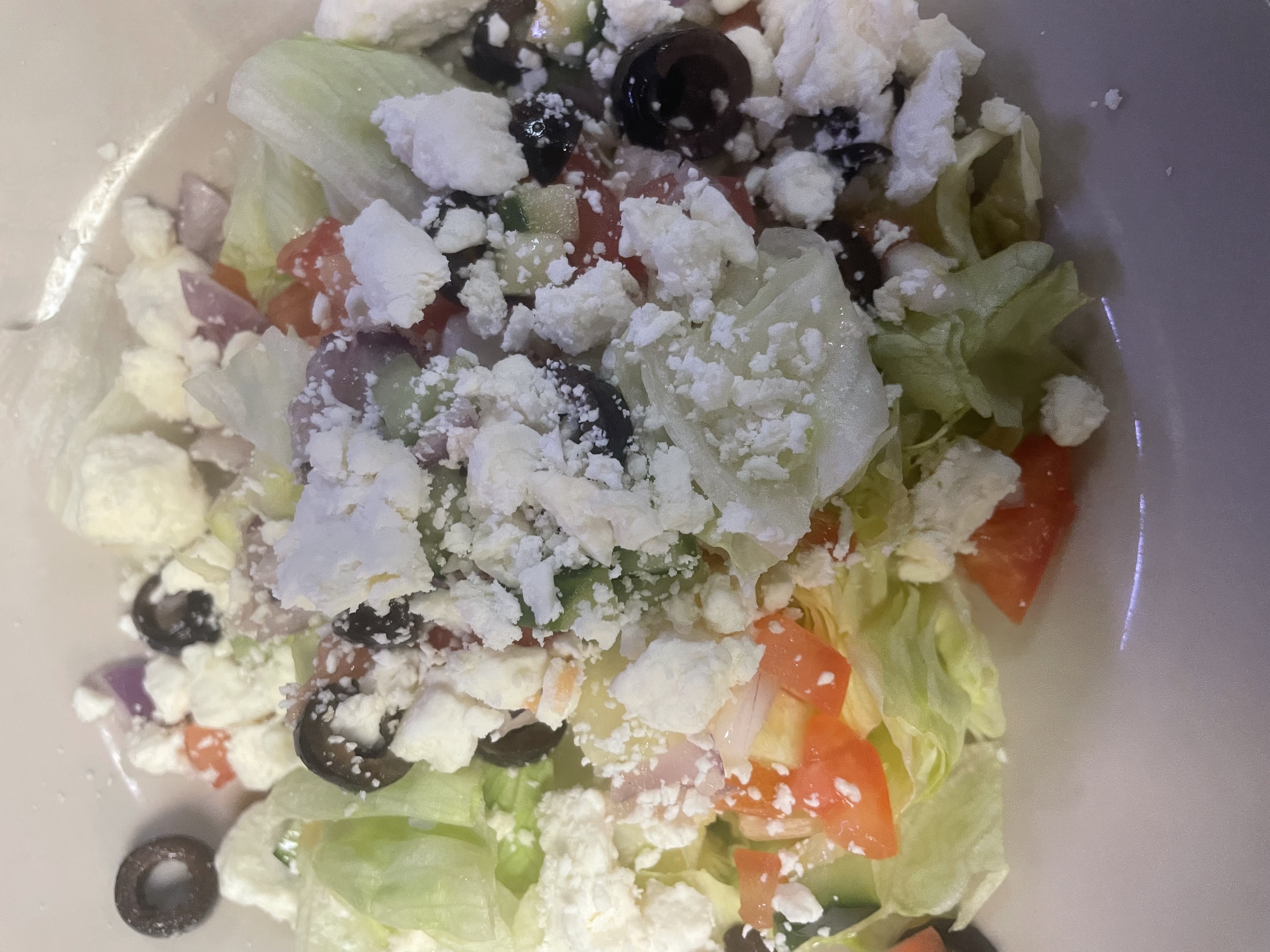 Order Small Greek Salad food online from Billie Burgers And Beers store, Lebanon on bringmethat.com