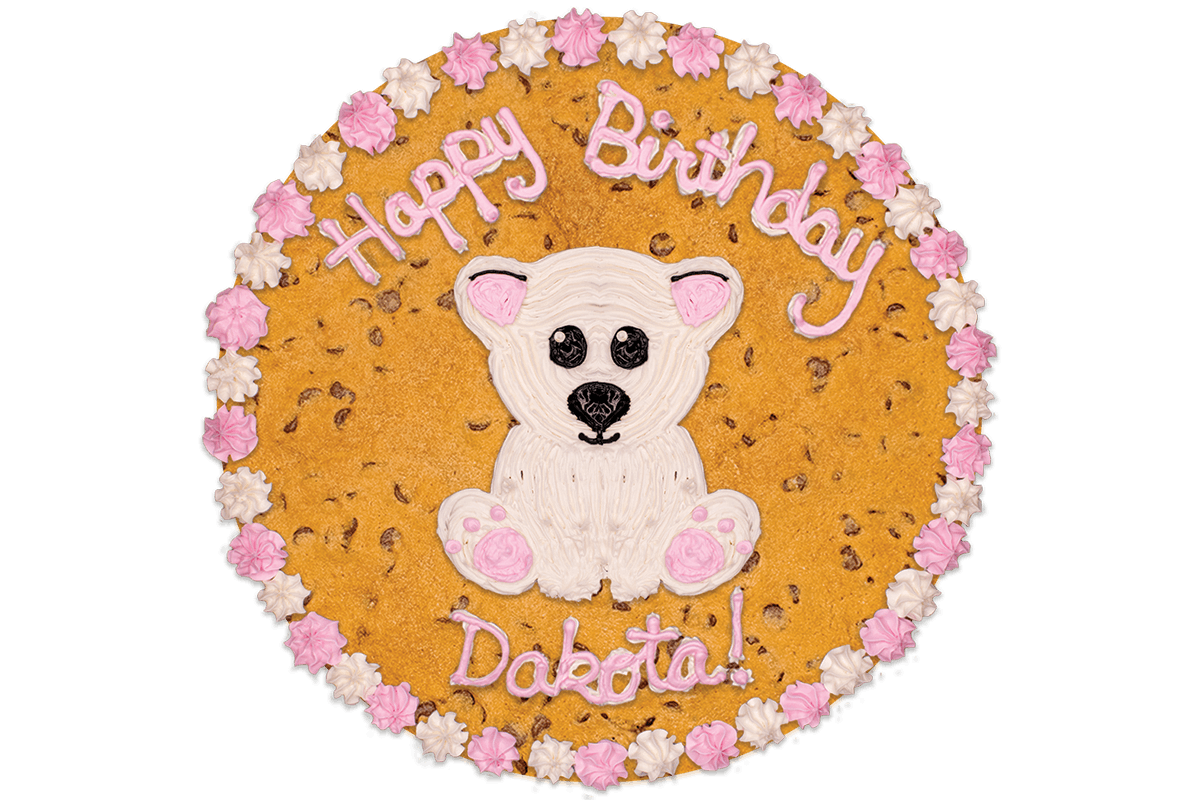 Order #404: Birthday Bear food online from Nestle Toll House Cafe store, Friendswood on bringmethat.com