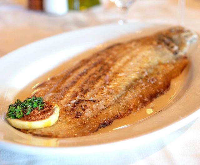 Order Dover Sole Meuniere food online from Polpo Restaurant store, Greenwich on bringmethat.com