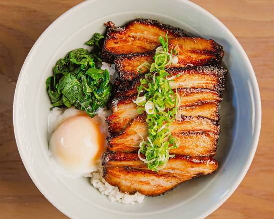 Order Pork Rice Bowl food online from HiroNori Craft Ramen store, Orange on bringmethat.com