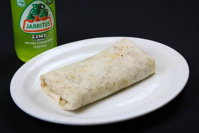 Order Bean and Cheese Burrito food online from Cuco Taqueria store, Columbus on bringmethat.com