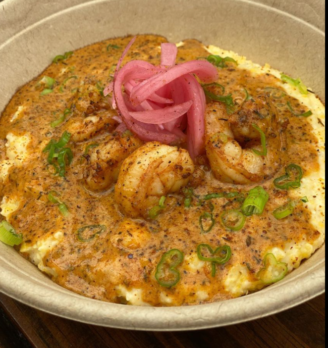 Order Shrimp and Grits food online from Iyla Southern Kitchen store, Raleigh on bringmethat.com