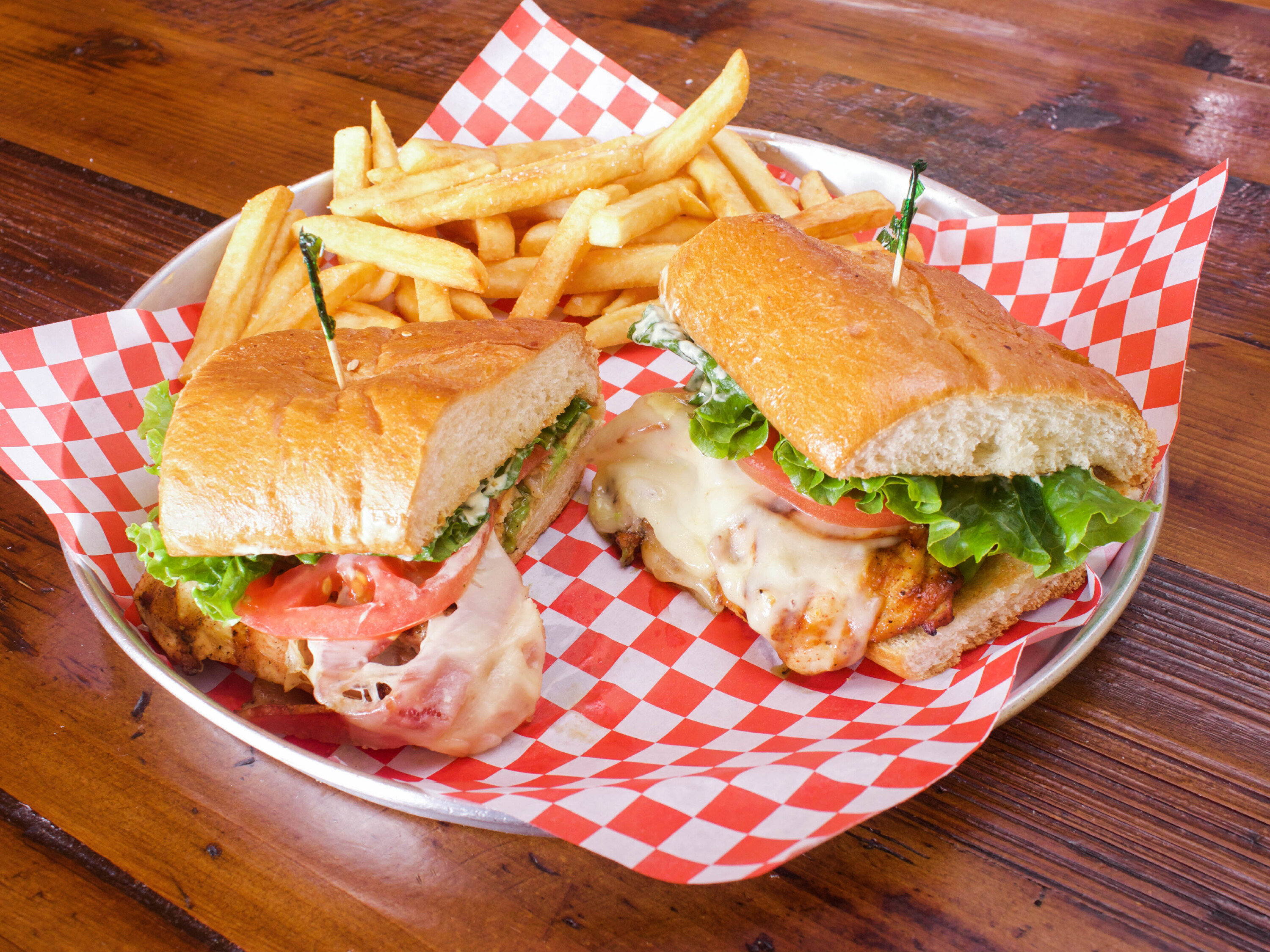 Order The Cooked Cardinal Sandwich food online from Saucy Wings store, San Francisco on bringmethat.com