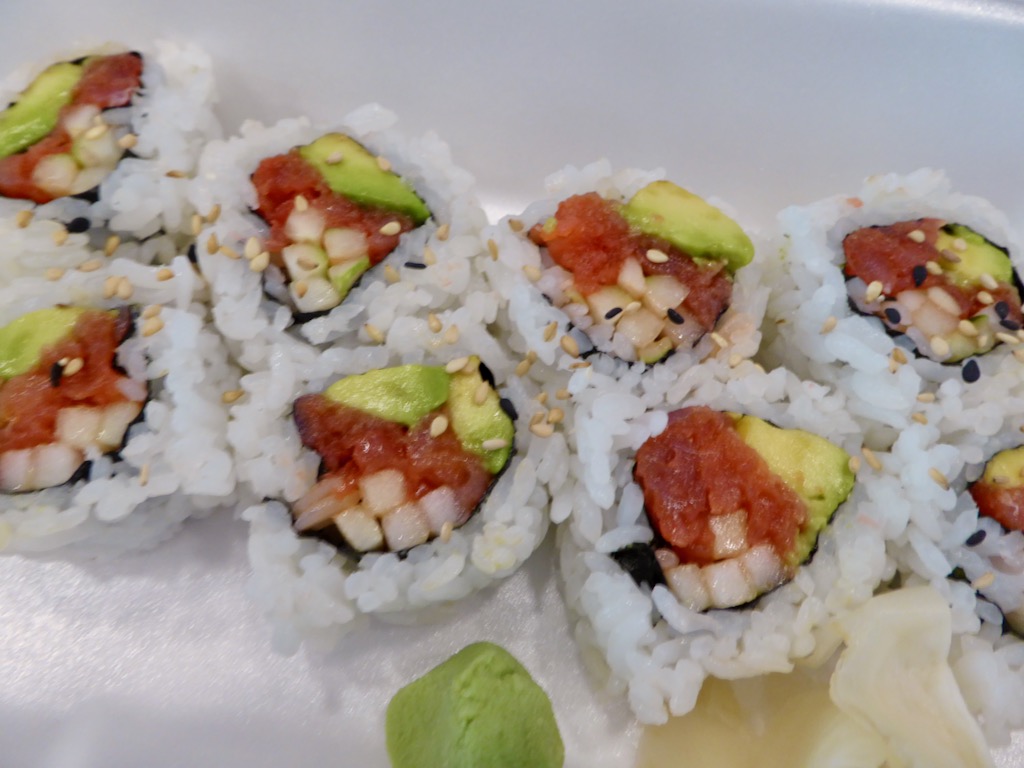 Order F21. Spicy Tuna Roll food online from Poke Sushi store, Orange on bringmethat.com