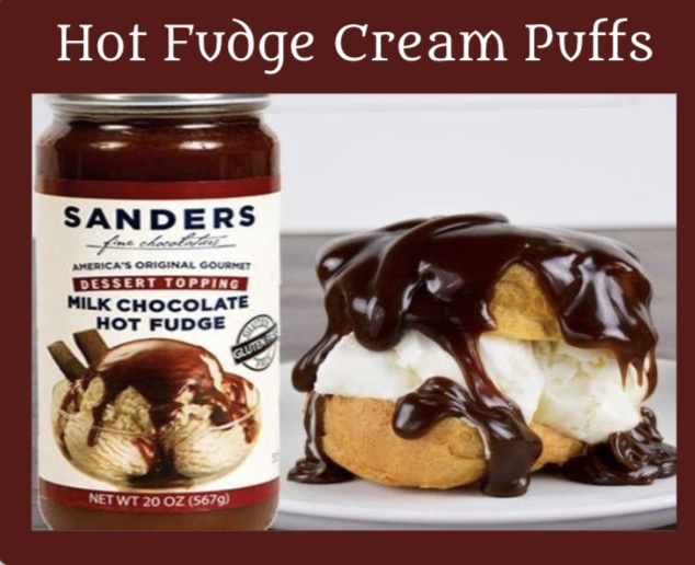 Order HOT FUDGE CREAM PUFF food online from Leo's Coney Island store, Sterling Heights on bringmethat.com