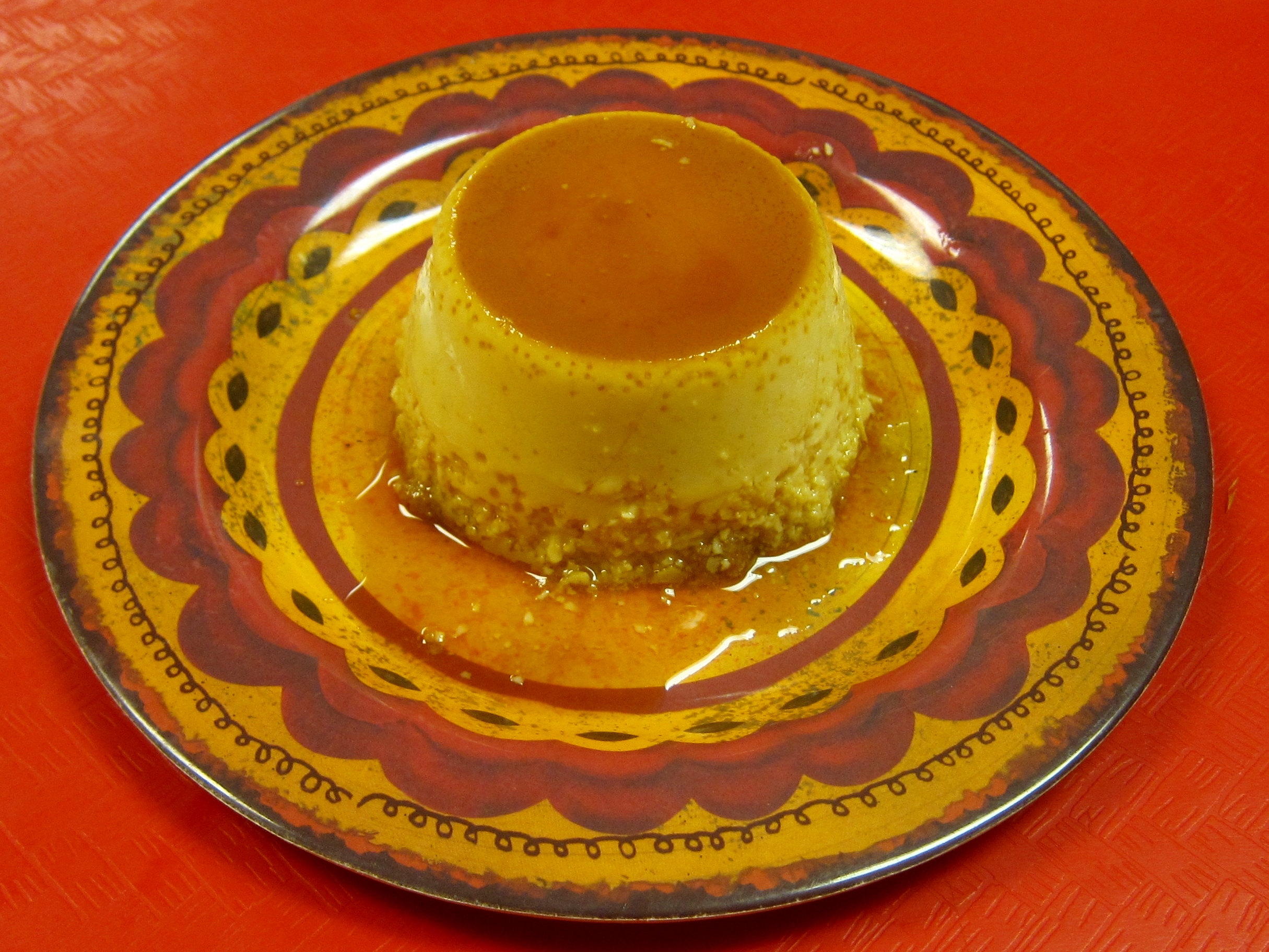 Order Flan food online from Three Brothers Tacos store, Palo Alto on bringmethat.com