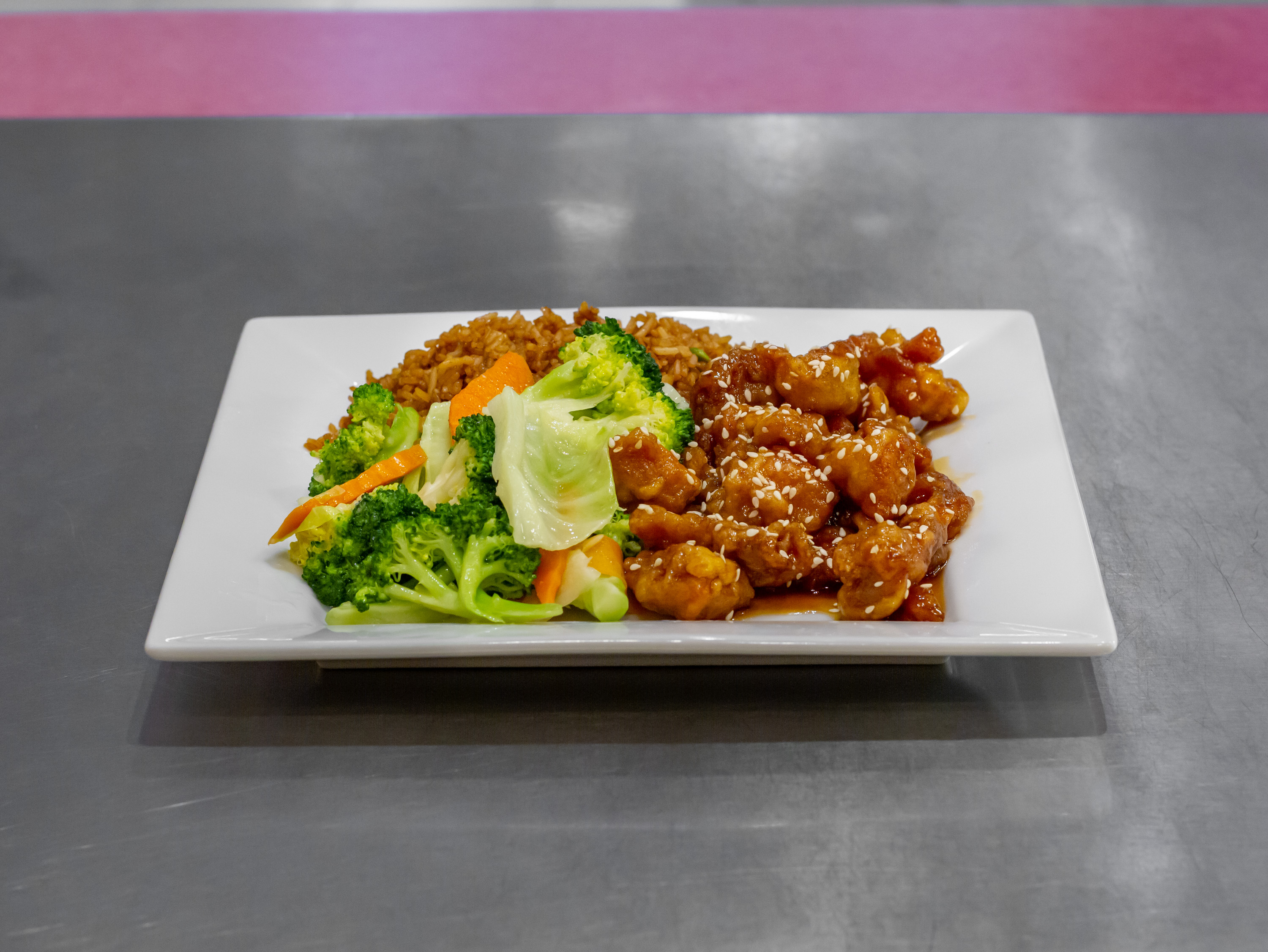 Order Sesame Chicken food online from Pan Pacific Grill & Ruby Thai Kitchen store, Lancaster on bringmethat.com
