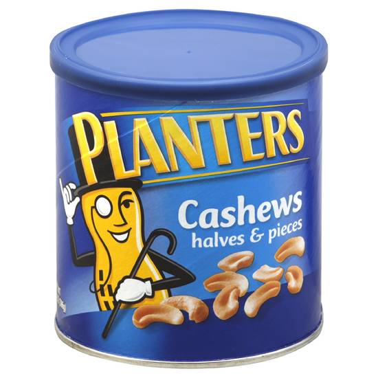 Order Planters Cashews Halves & Pieces (14 oz) food online from Rite Aid store, Eugene on bringmethat.com