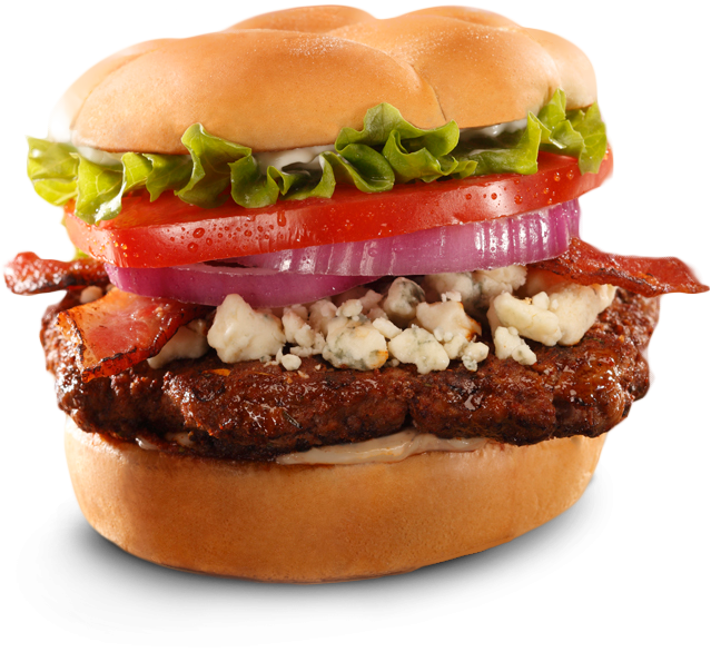 Order Black and Bleu Burger food online from Back Yard Burgers store, Little Rock on bringmethat.com