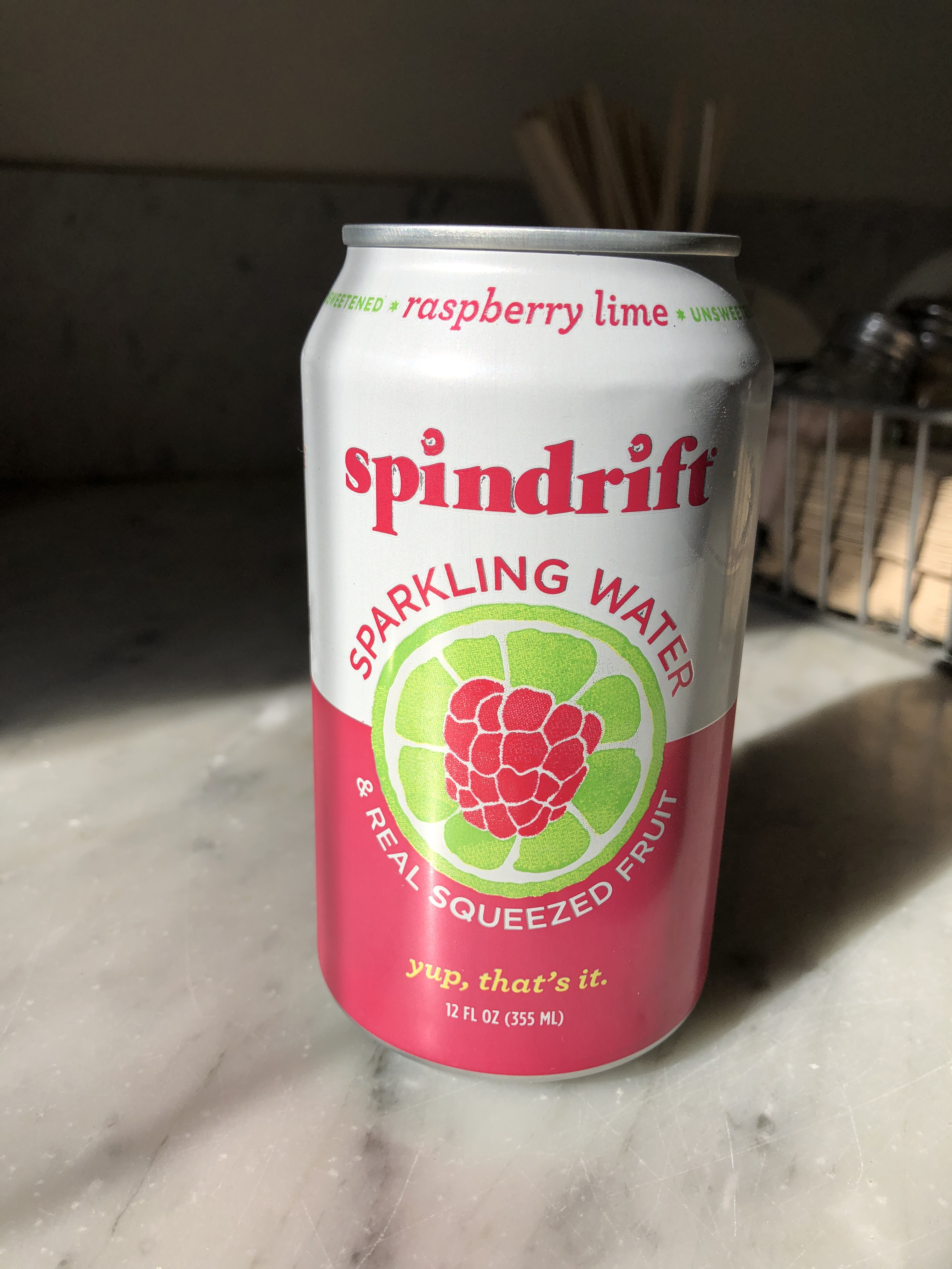 Order Spindrift Sparkling Water (12 oz) food online from Nourish Cafe store, San Francisco on bringmethat.com