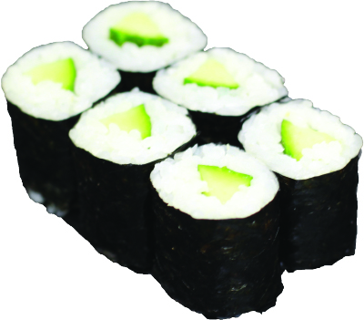 Order Cucumber Cut Roll food online from Gatten Sushi store, Gardena on bringmethat.com