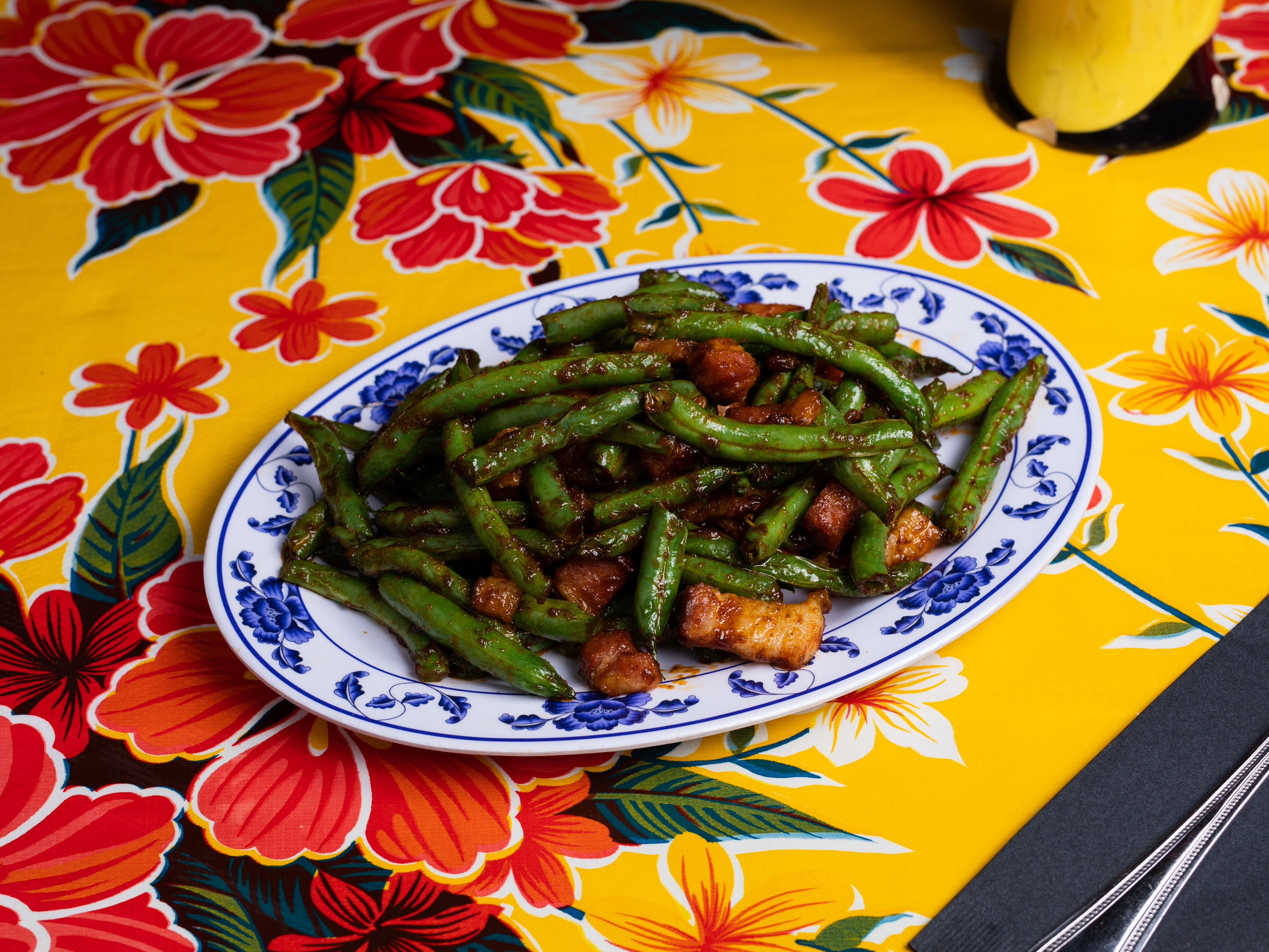 Order Blistered Green Beans food online from Hawker Fare- SF store, San Francisco on bringmethat.com