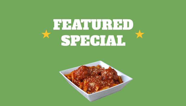 Order Pasta Dinner with Meatballs food online from Amato's store, Scarborough on bringmethat.com