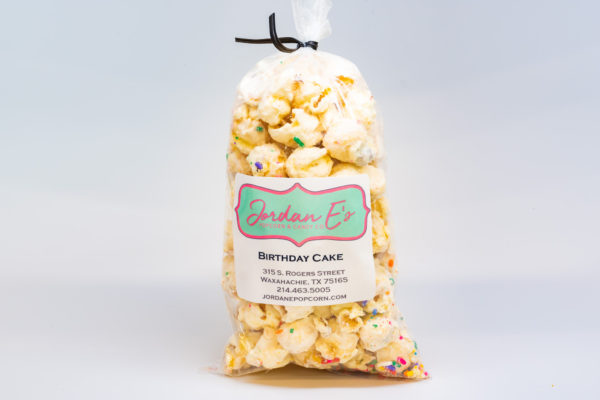 Order Birthday Cake food online from Jordan E Popcorn & Candy Co. store, Waxahachie on bringmethat.com