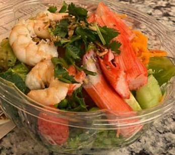 Order P6. Shrimp Poke Bowl food online from Sweet Hut Cafe store, Martinsburg on bringmethat.com