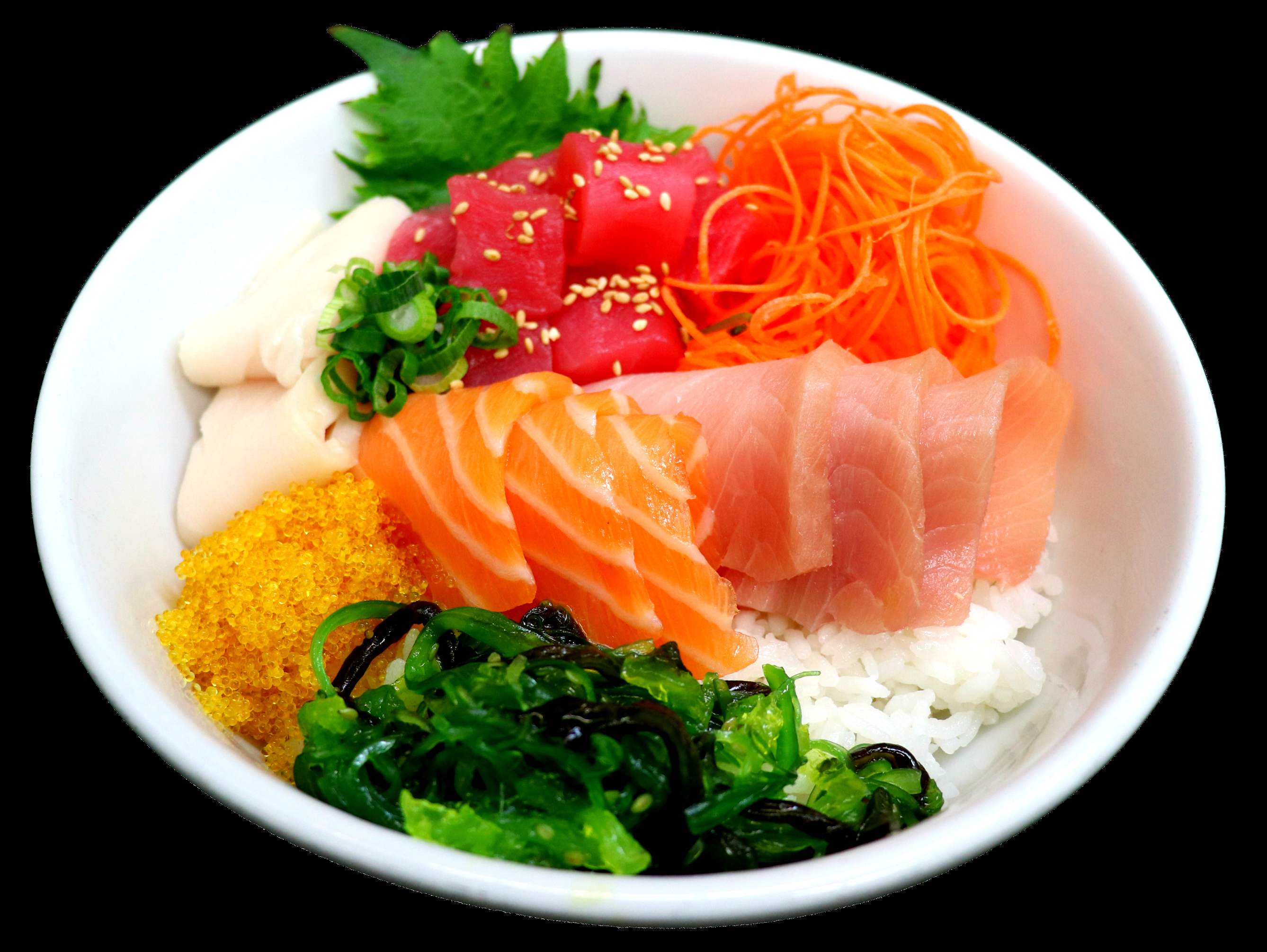 Order Chirashi Bowl food online from Toshiko Ramen And Sushi Bar store, Fresno on bringmethat.com
