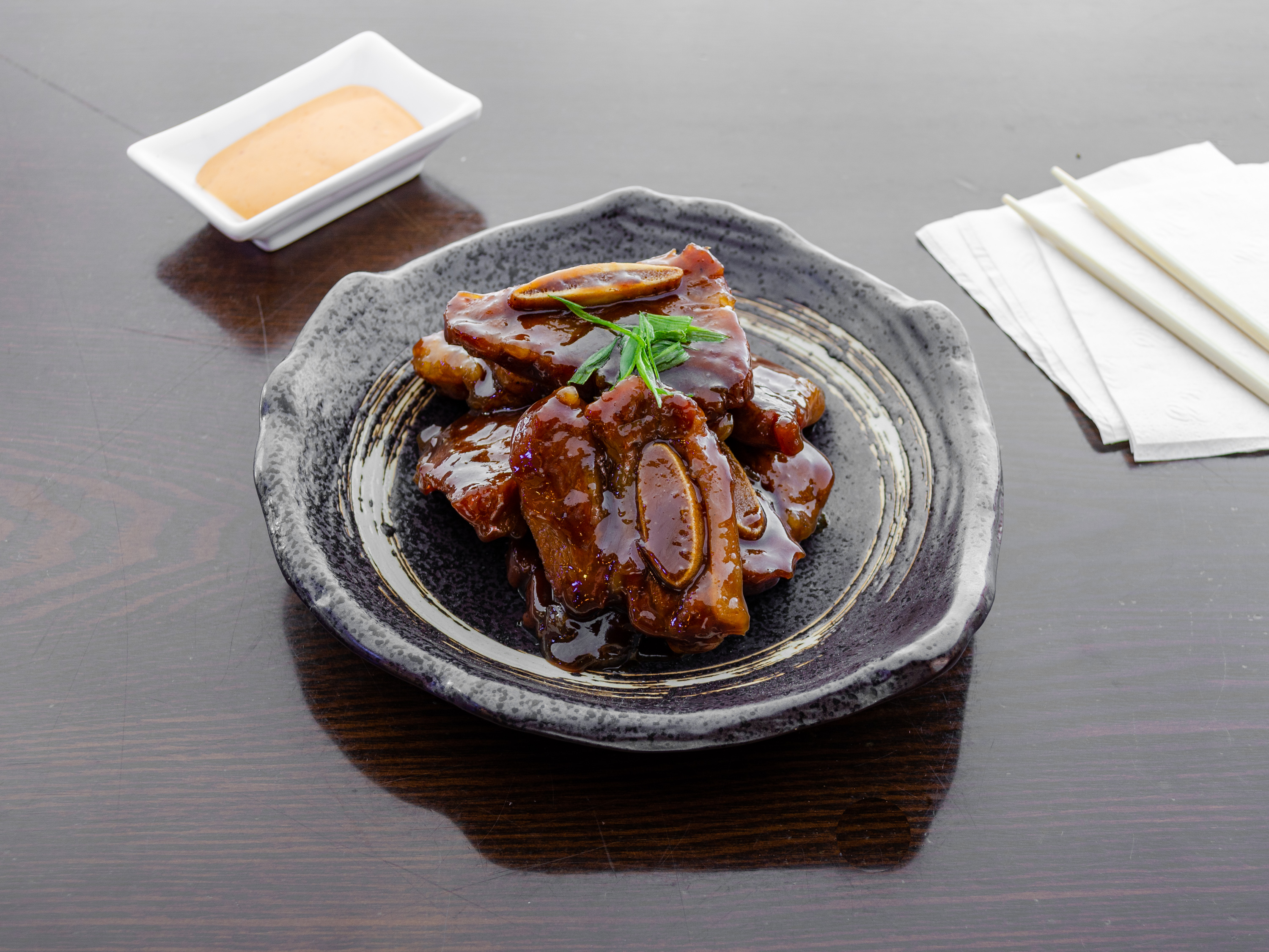 Order Beef Ribs food online from Khangri Japanese Restaurant store, Yonkers on bringmethat.com