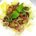 Order Spicy Beef Salad food online from Dowize Bistro store, Wilmette on bringmethat.com