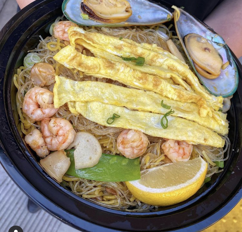 Order Seafood Bami Noodles food online from Salo-Salo store, West Covina on bringmethat.com