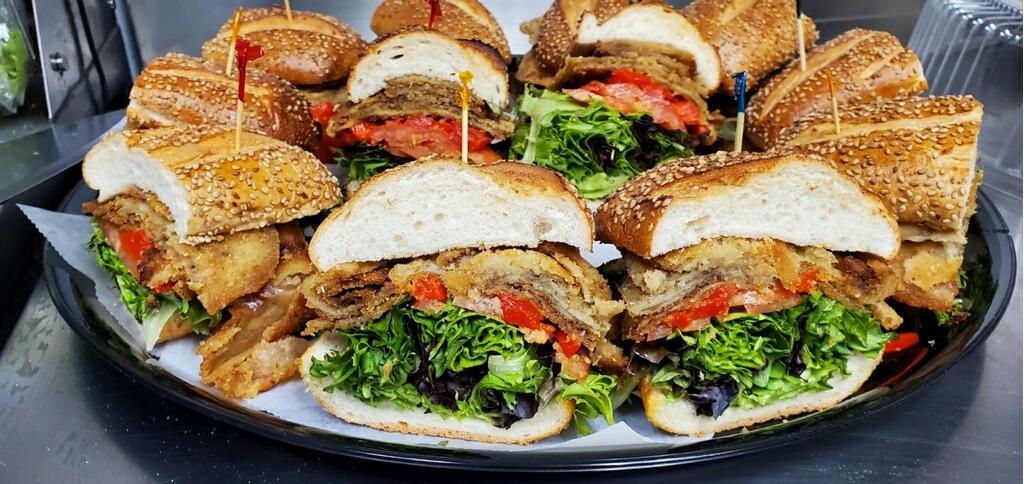 Order Grilled Vegetable Sandwich food online from Rocco Italian Grill store, Wilmington on bringmethat.com
