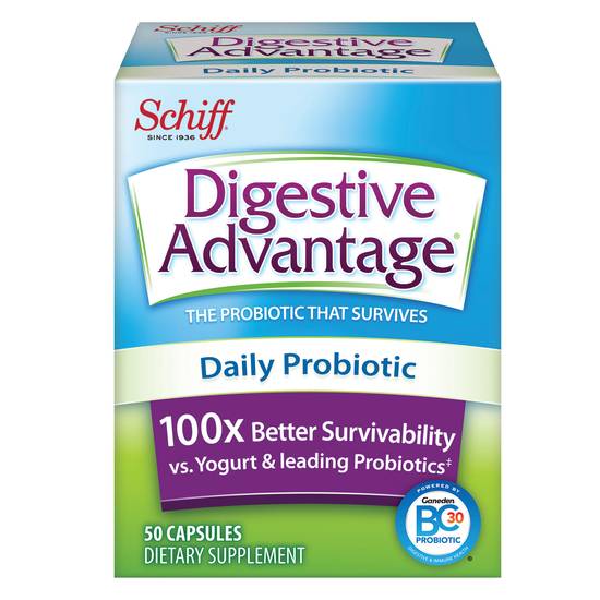 Order Digestive Advantage Daily Probiotic Capsules (50 ct) food online from Rite Aid store, Palm Desert on bringmethat.com