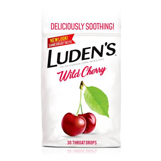 Order Ludens Throat Drops Wild Cherry (30 ct) food online from Rite Aid store, MILFORD on bringmethat.com