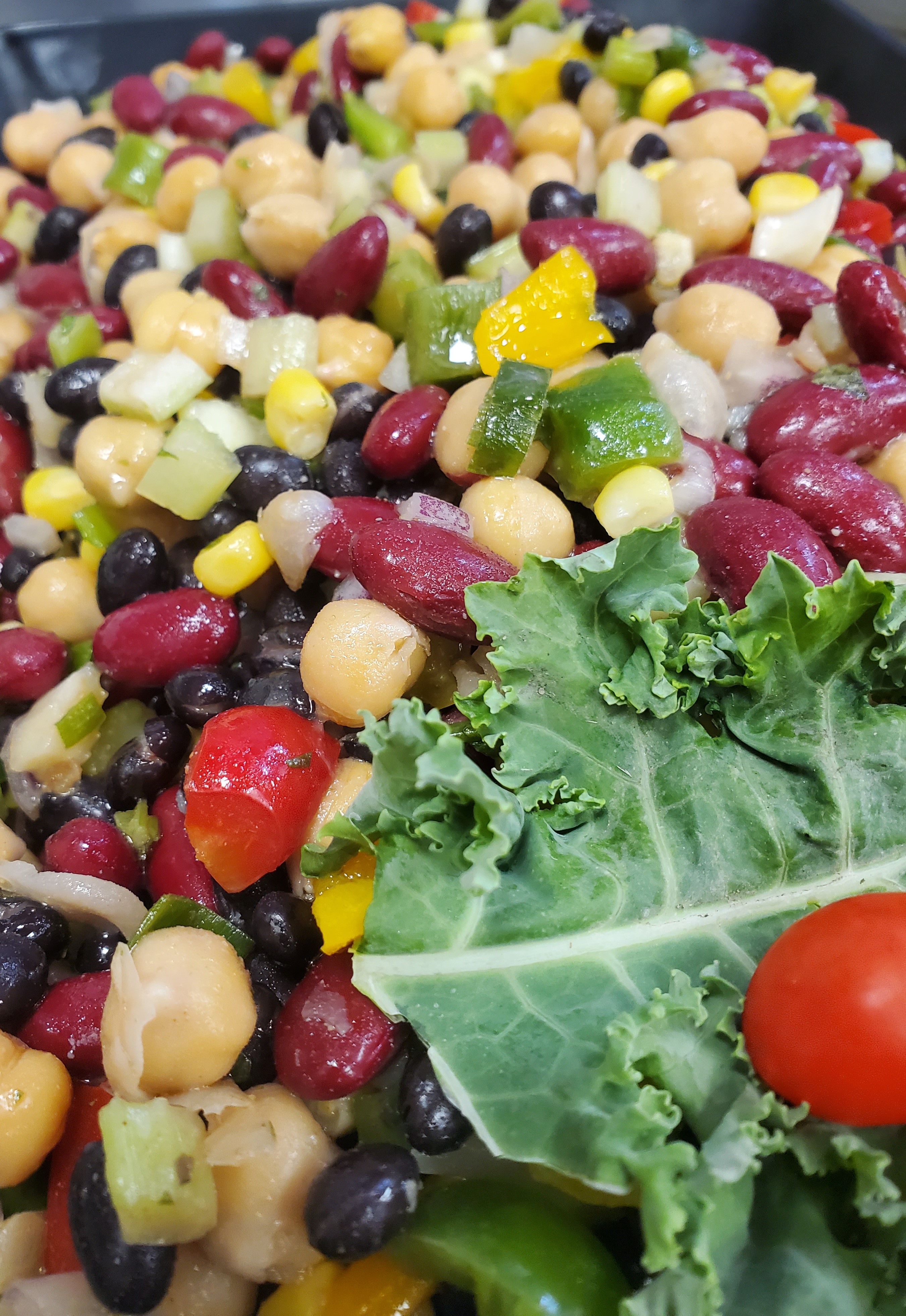 Order Bean Salad (1 LB) food online from Long Island Bagel Cafe store, Nesconset on bringmethat.com