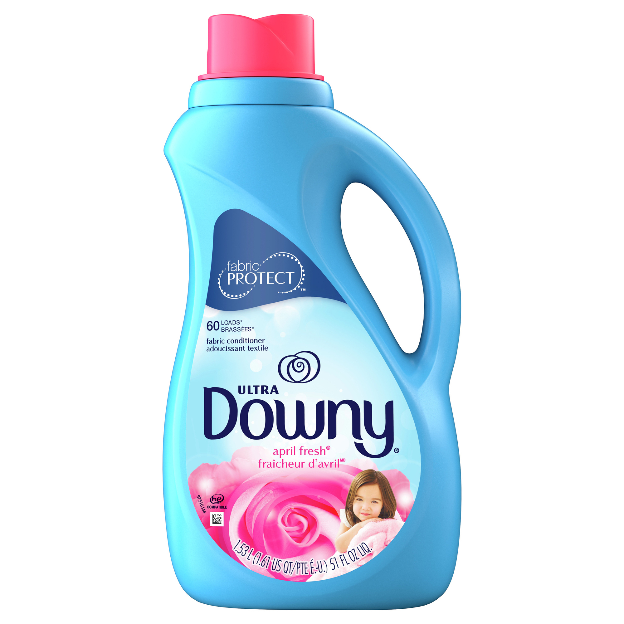 Order Downy Liquid Fabric Conditioner, April Fresh - 51 fl oz food online from Rite Aid store, Cathedral City on bringmethat.com