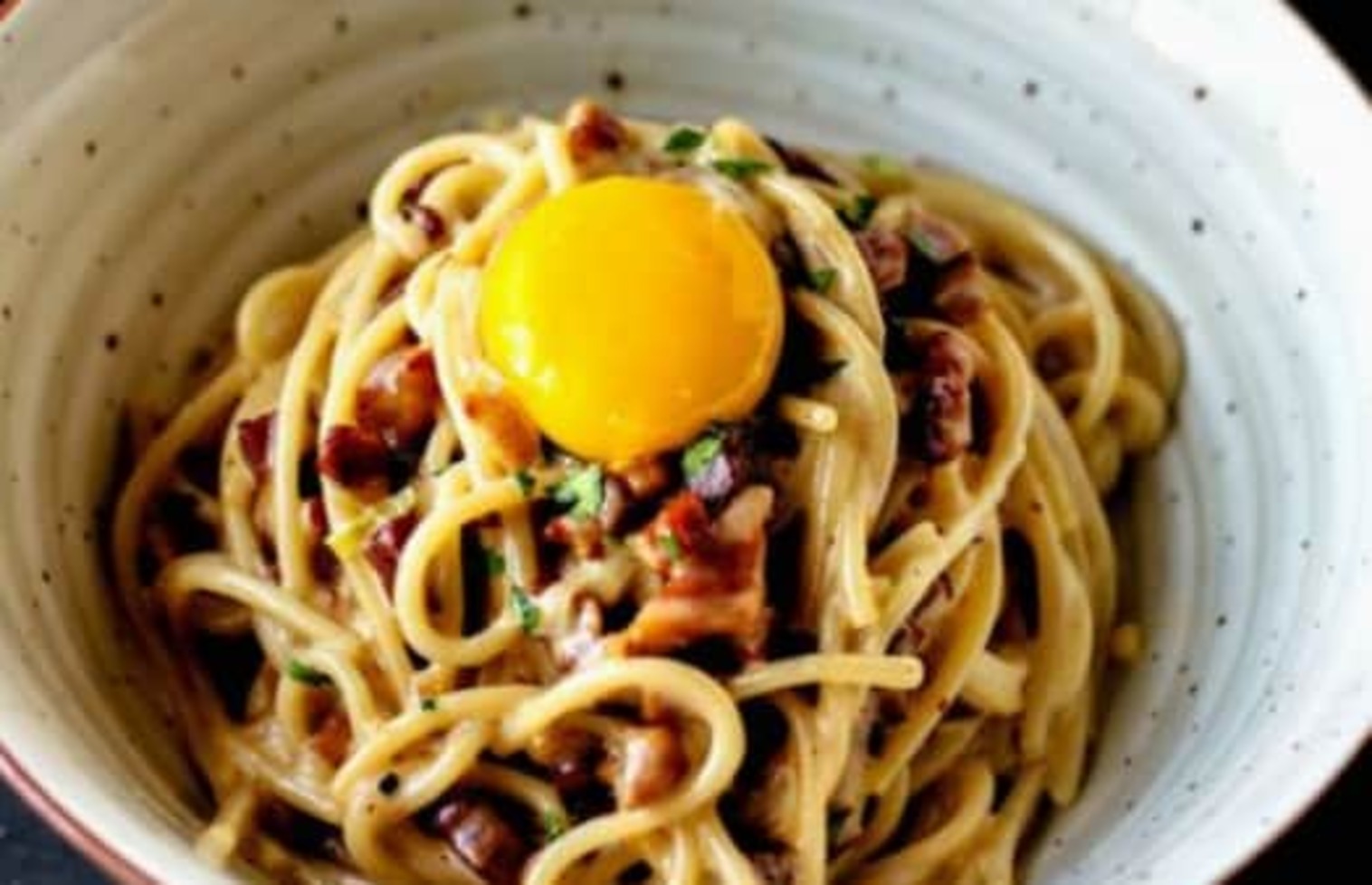 Order Spaghetti Carbonara food online from Berri Cafe store, Los Angeles on bringmethat.com