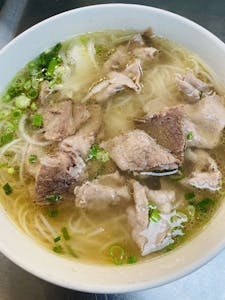 Order 65. Rare Beef & Well Done Brisket Pho food online from Lido Restaurant store, Oklahoma City on bringmethat.com