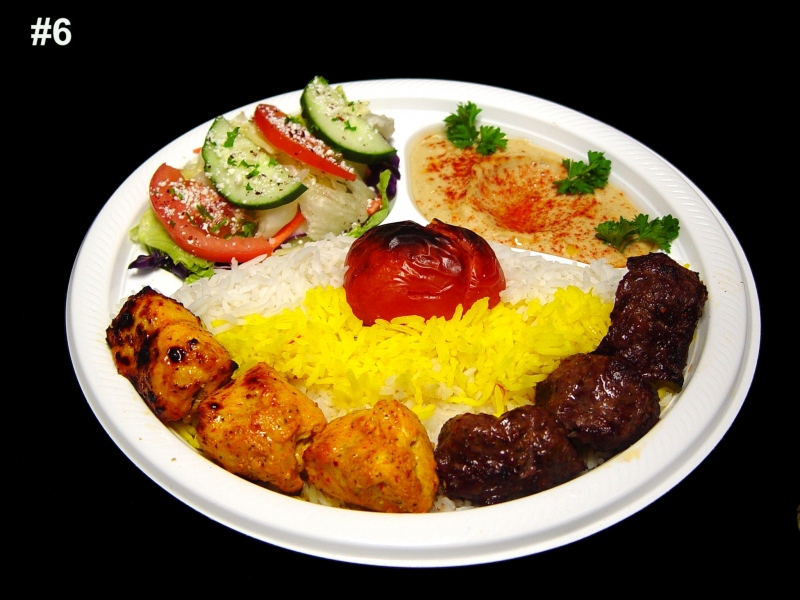 Order Beef and Chicken Plate food online from Mediterranean delight store, Glendale on bringmethat.com