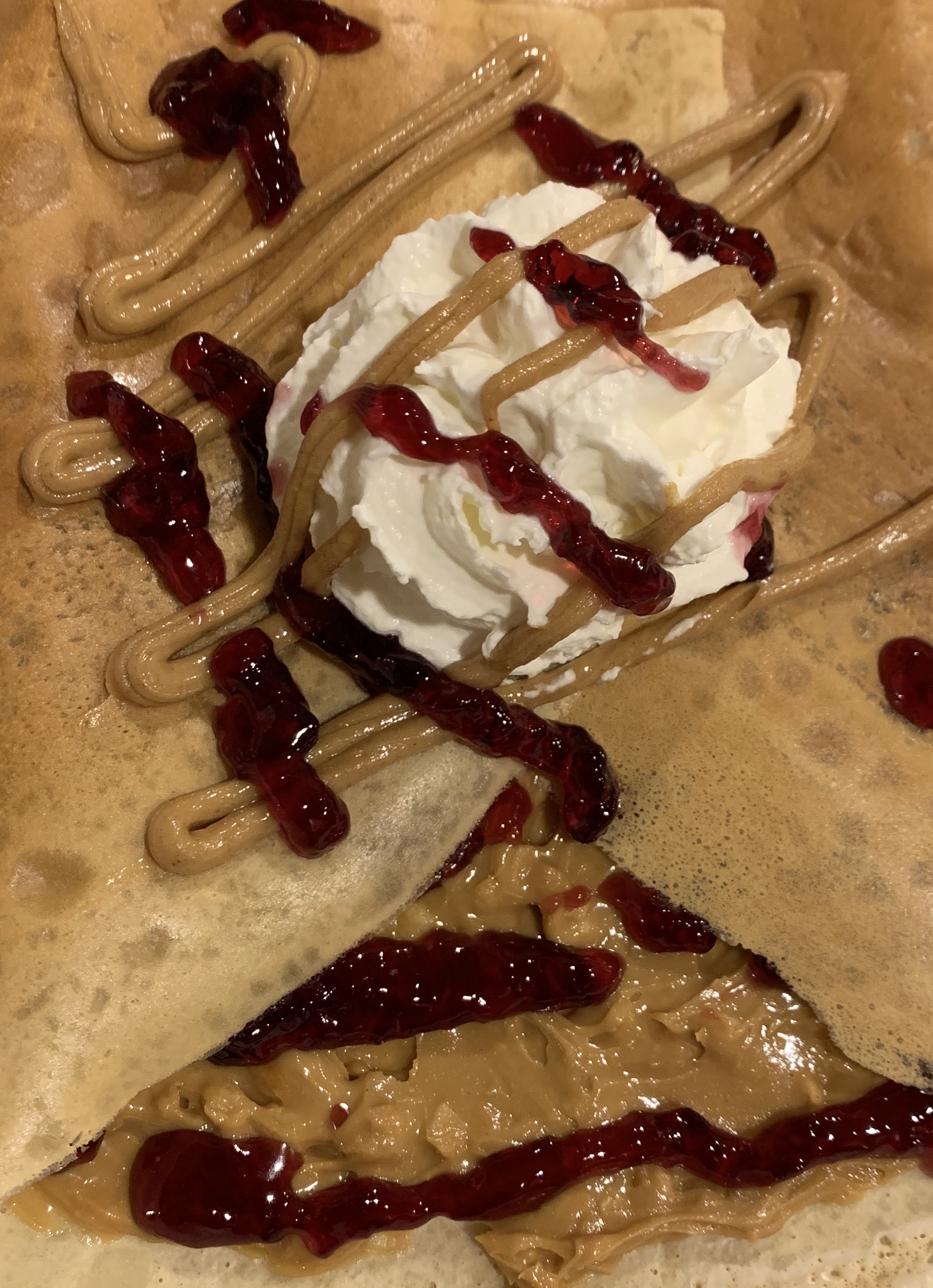 Order Peanut Butter and Jelly Crepe food online from Enjoy Creperie store, Hackettstown on bringmethat.com