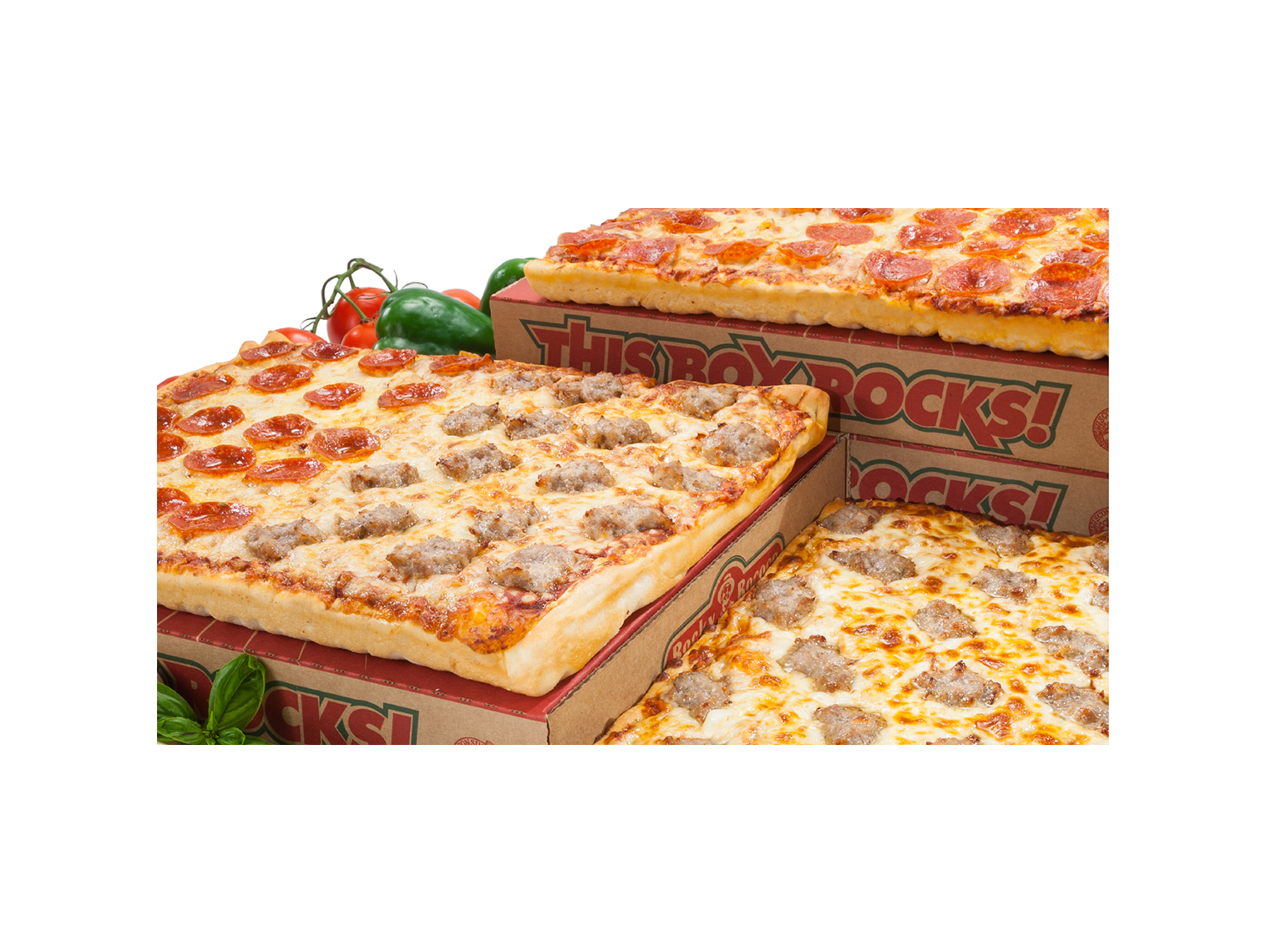 Order Create Your Own Rocky's Pan Pizza Large food online from Rocky Rococo store, Fond du Lac on bringmethat.com