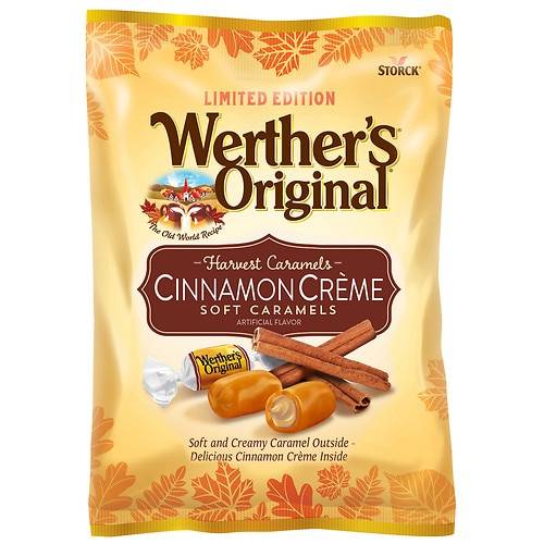 Order Werther's Original Halloween Harvest Cinnamon Creme Soft Caramels - 4.51 oz food online from Walgreens store, Loudonville on bringmethat.com