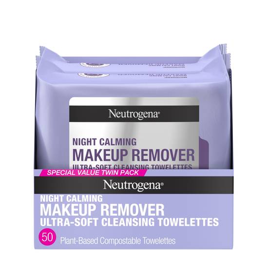 Order Neutrogena Makeup Remover Calming Cleansing Towelettes, 25CT, 2-Pack food online from Cvs store, MANCHESTER on bringmethat.com