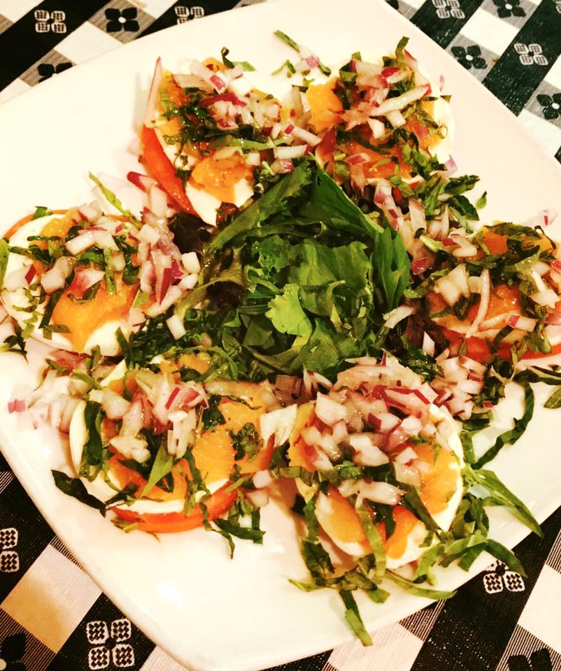 Order Caprese with Smoked Salmon and Red Onion food online from Petrini's store, San Diego on bringmethat.com