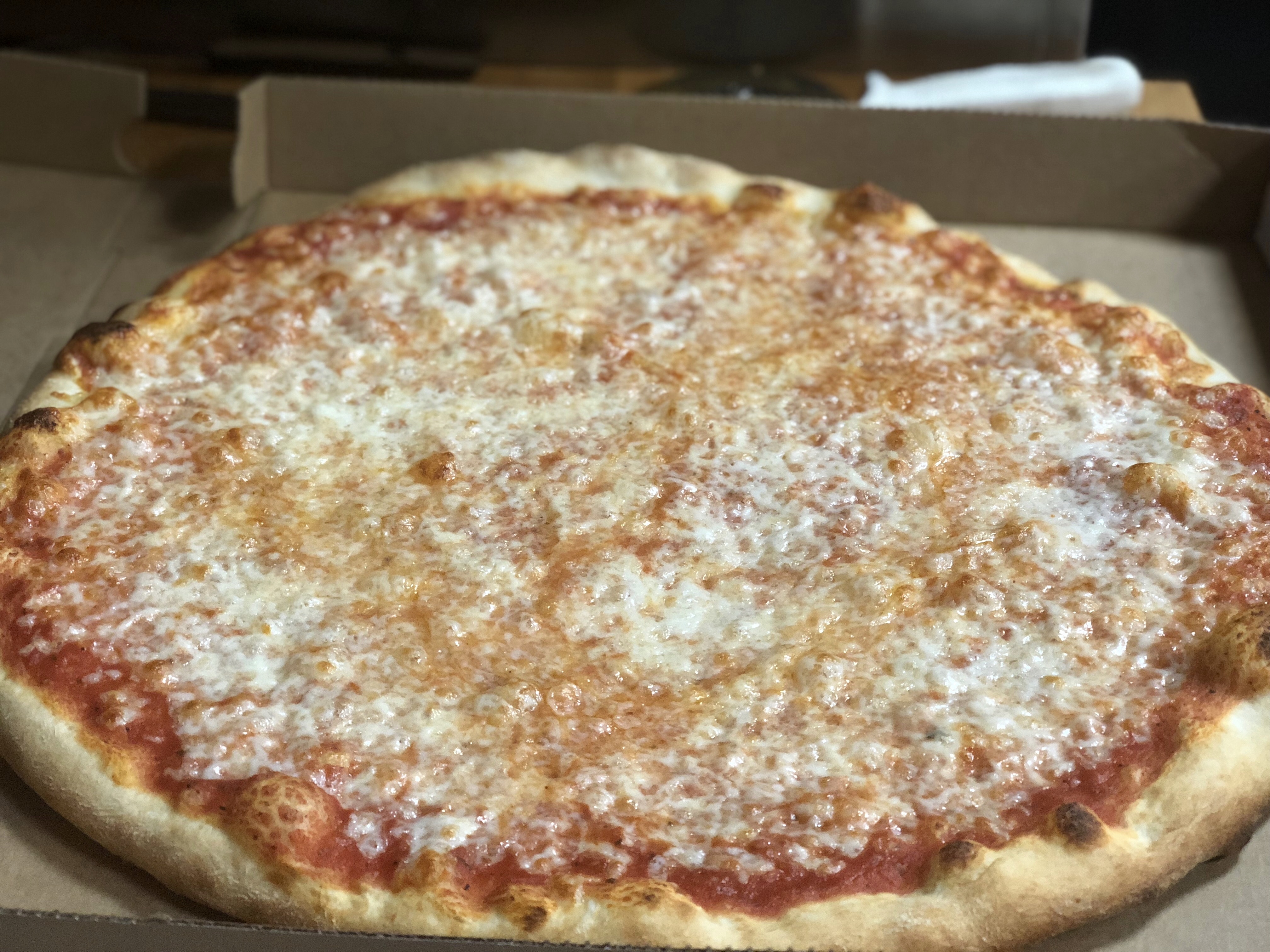 Order Plain Cheese Pizza food online from Little Italy store, Ridgefield Park on bringmethat.com
