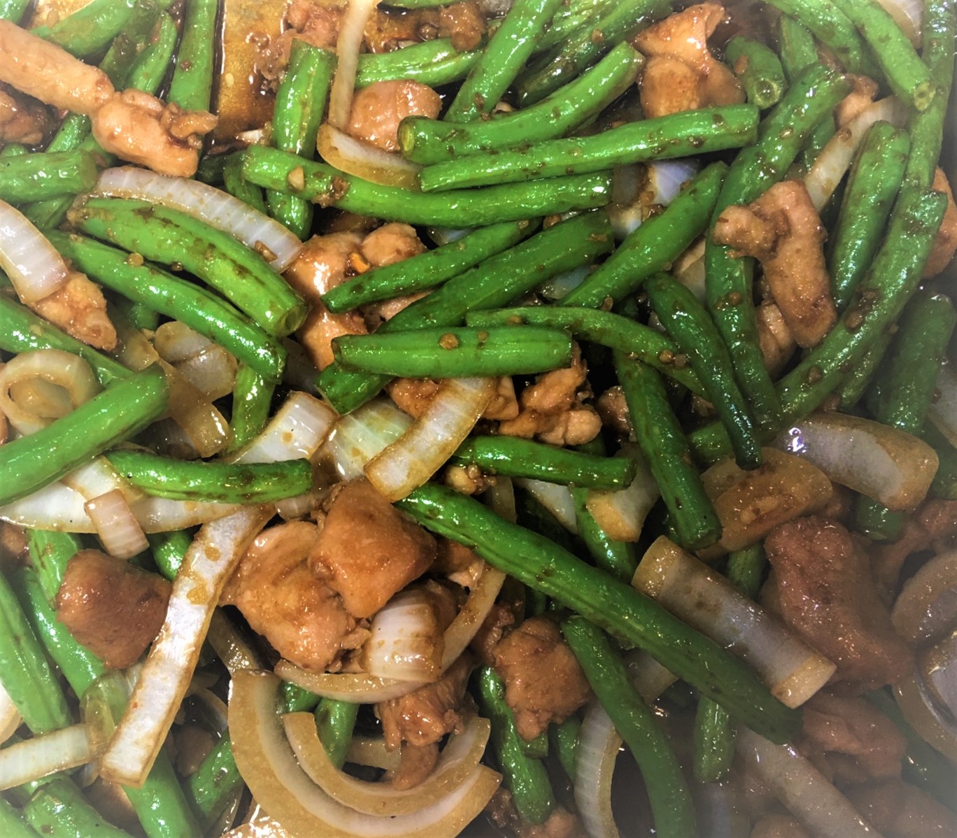Order Green Bean Chicken food online from Sunny Express store, South El Monte on bringmethat.com