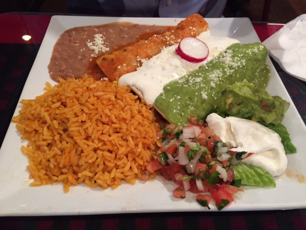 Order Mixtas Enchiladas food online from Mi Rancho Mexican Restaurant store, Hackensack on bringmethat.com
