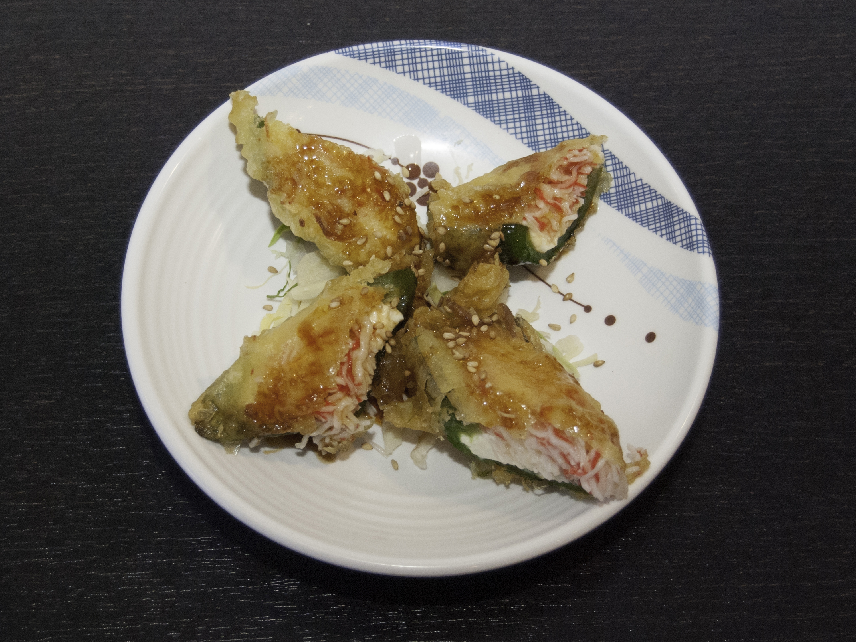 Order Tochi (Fried Jalapenno) food online from Super Sushi store, Las Vegas on bringmethat.com
