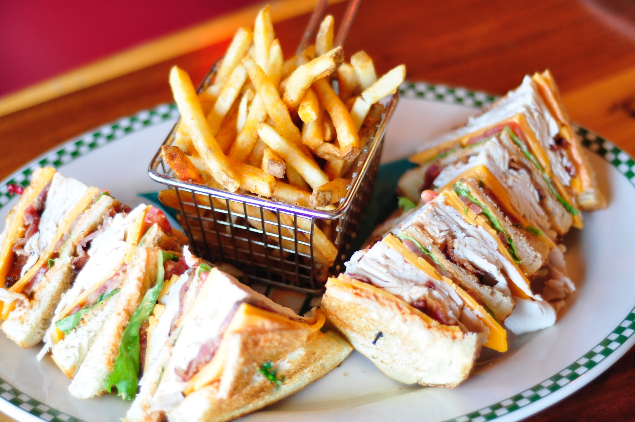 Order Classic Club Sandwich food online from Barney Beanery store, Los Angeles on bringmethat.com