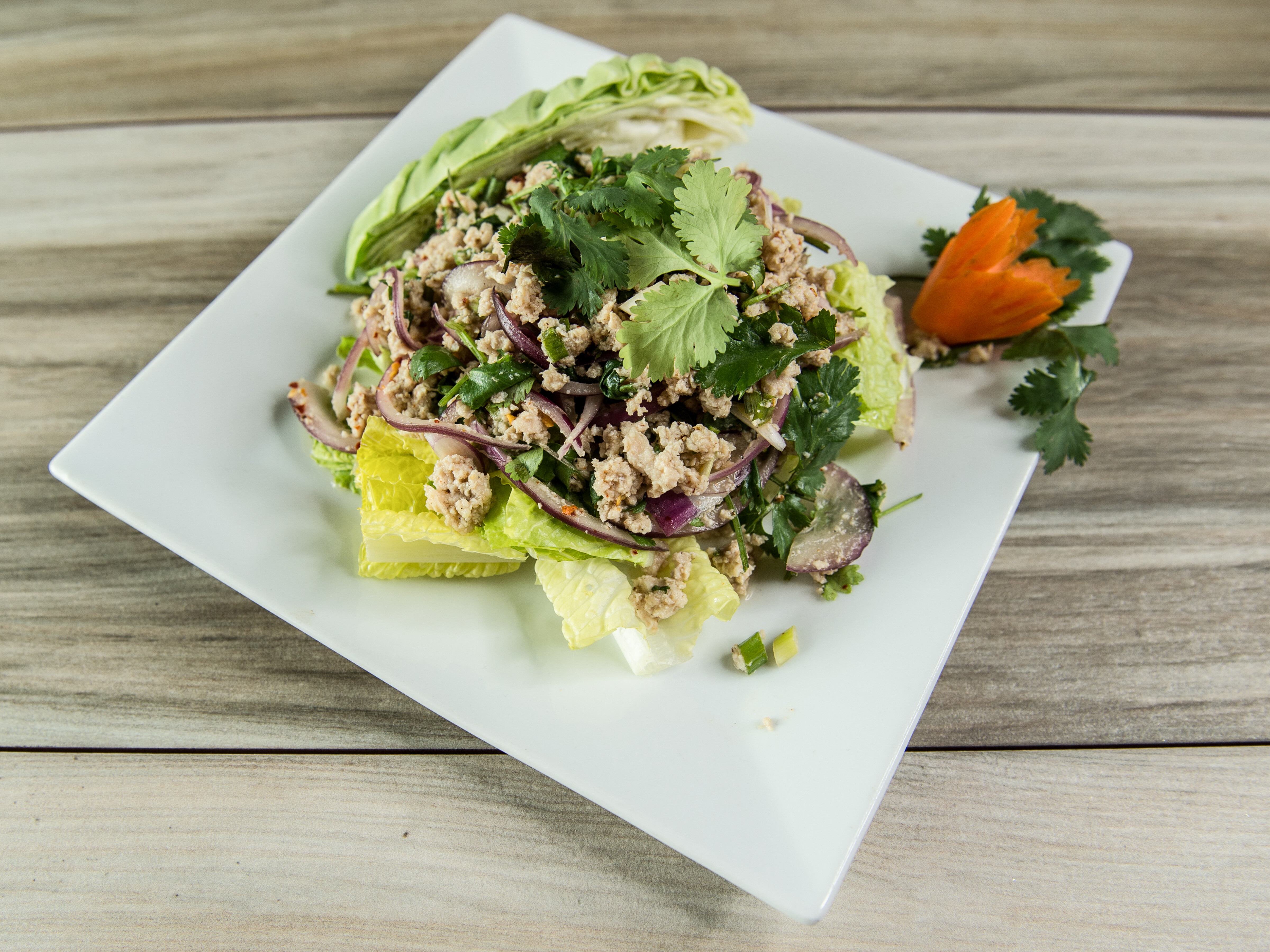 Order Larb Kai (Chicken Salad) food online from Thai Time store, McDonough on bringmethat.com
